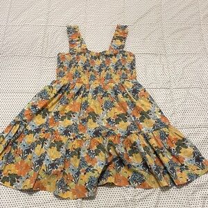 Abercrombie & Fitch Yellow and Blue Floral Dress